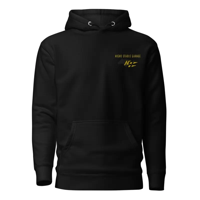 Higho Stable Garage Golden Badged Hoodie